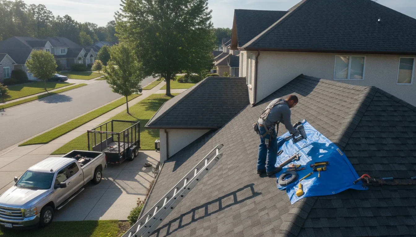 Roofing in Henryville